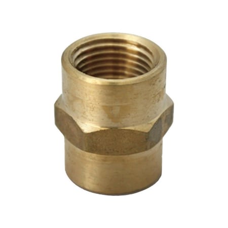 Jmf 3/8 in. FPT X 1/8 in. D FPT Brass Reducing Coupling 4505145
